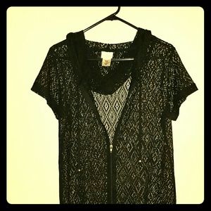 Crochet Hooded Swim Cover-up *NWOT*