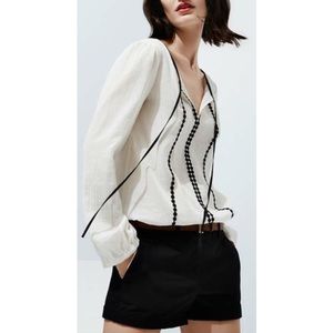 Ann Taylor Loft black khaki shorts