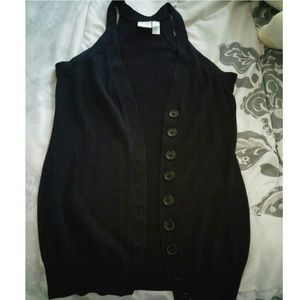 Sleeveless cardigan
