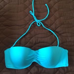 Baby blue bikini top