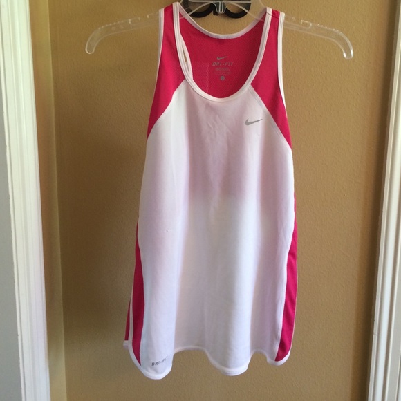Nike Dri-Fit Tank Pink/White