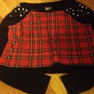 Justice- Plaid long sleeved Shirt