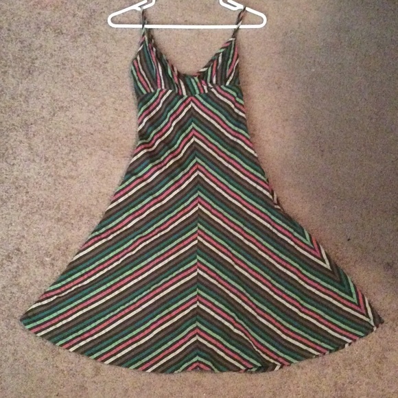 Divided H&M Striped V-Neck Summer Dress Size 2 - Picture 4 of 4