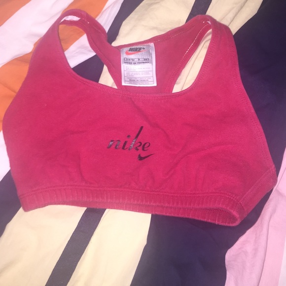 Red nike sportsbra