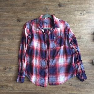 Forever 21 Plaid Button Up