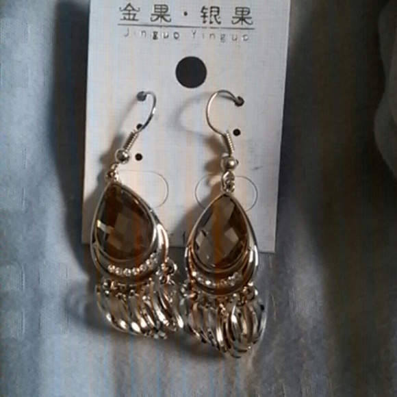 Gold Dangling Earrings
