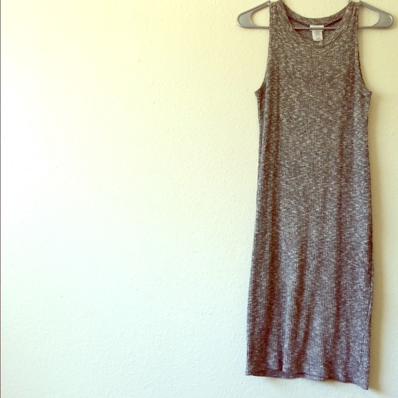 ⚓️ Acid Grey Corded Dress