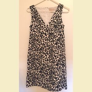 Black and white leopard Michael Kors dress