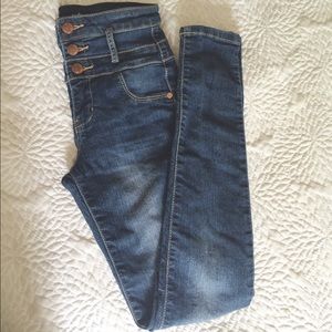 Dark Denim High Waisted Super Skinny