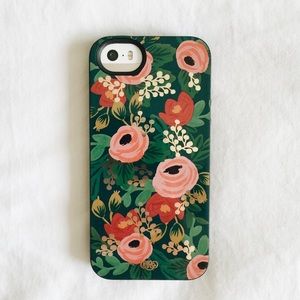 Rifle paper iPhone 5/5s "rosa" phone case