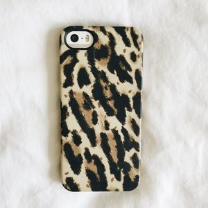 Jcrew cheetah iPhone 5/5s case