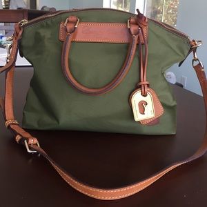 D&B nylon satchel