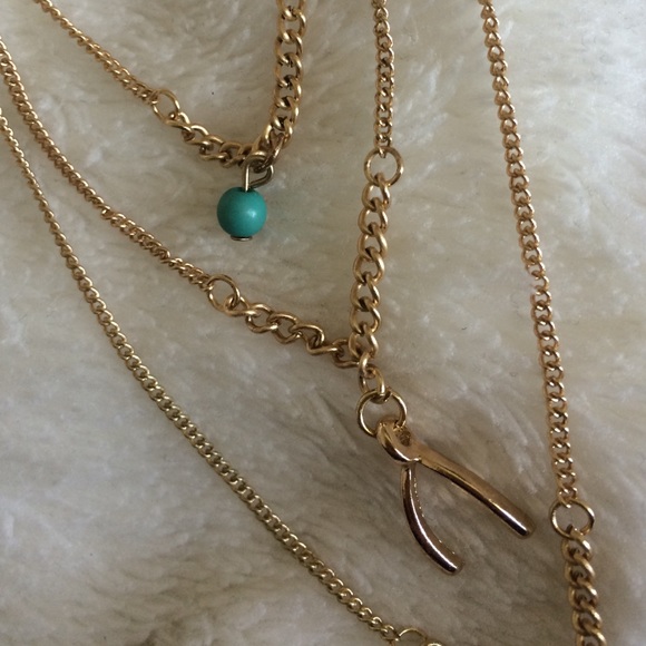 ❌ sold ❌ Pacsun gold necklace - Picture 3 of 4