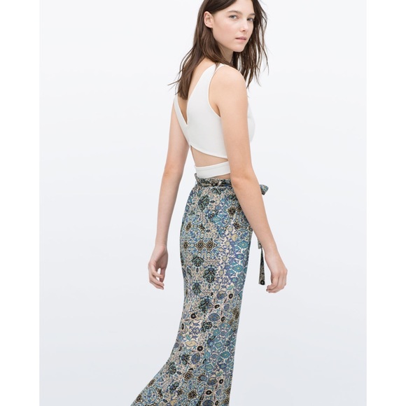 Bundled BCBG jumpsuit & Zara crop top
