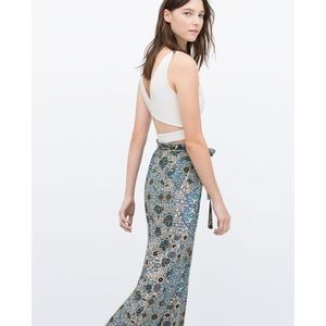 Bundled BCBG jumpsuit & Zara crop top