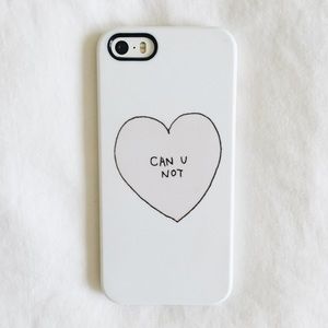 iPhone 5/5s case "can you not"