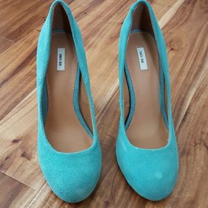 Teal Kimchi Blue heels