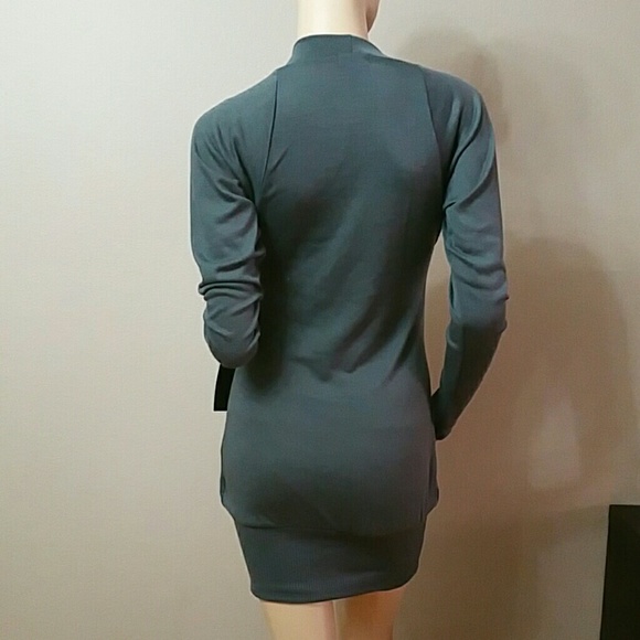 ❌SOLD Cute Grey Sweater Dress❌ - Picture 4 of 4