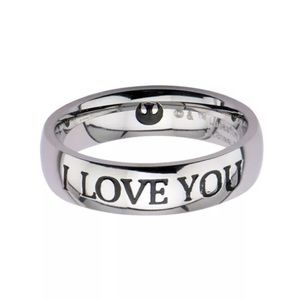 Licensed Star Wars I LOVE YOU Ring size 7