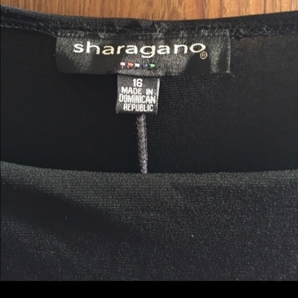 Black Simple Dress - Picture 3 of 4