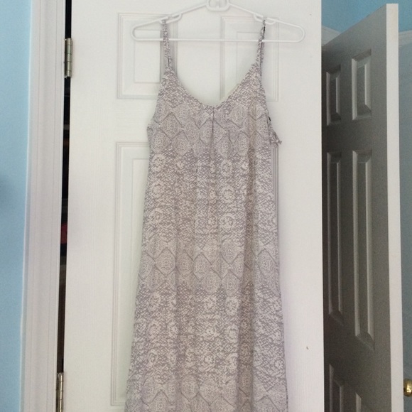 Oneill Maxi Dress Grey/White New