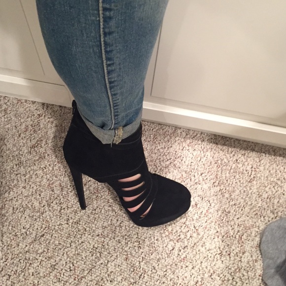 Never worn before, black booties. - Picture 2 of 3