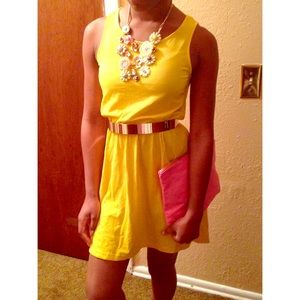 Cotton On Yellow High Low Dress