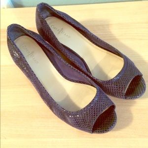 Cole Haan Navy Wedges