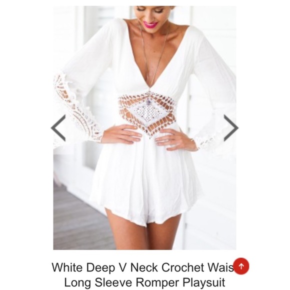 White bohemian romper - Picture 1 of 1