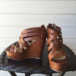 Strappy Wedges