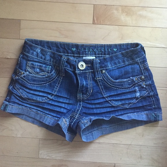 Denim shorts