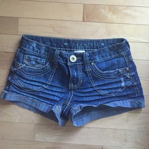 Denim shorts