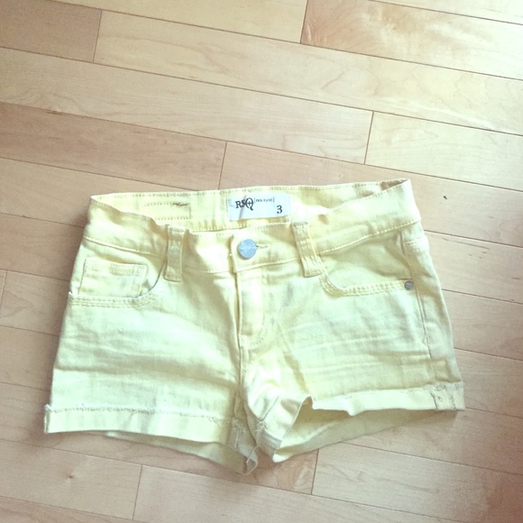 Yellow shorts