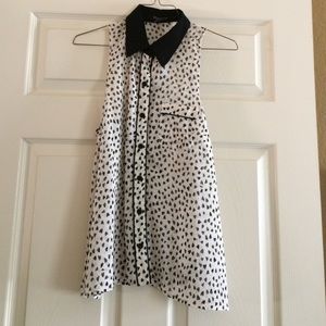 Forever 21 Button Up Flowy Top