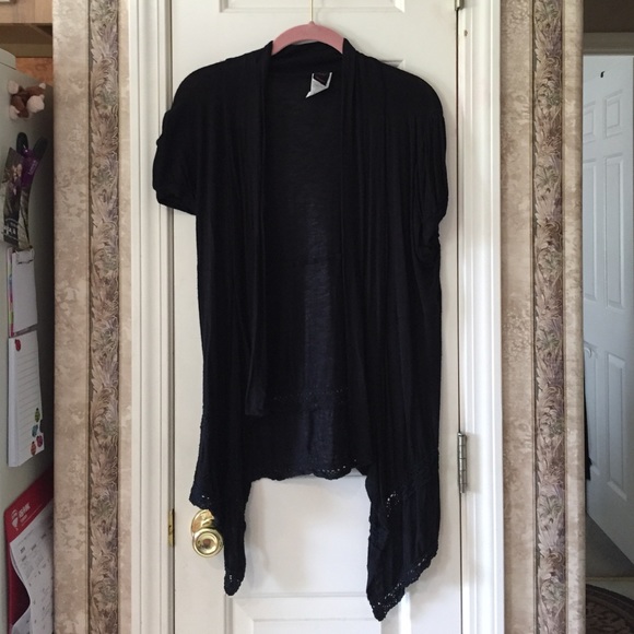 XL black cardigan