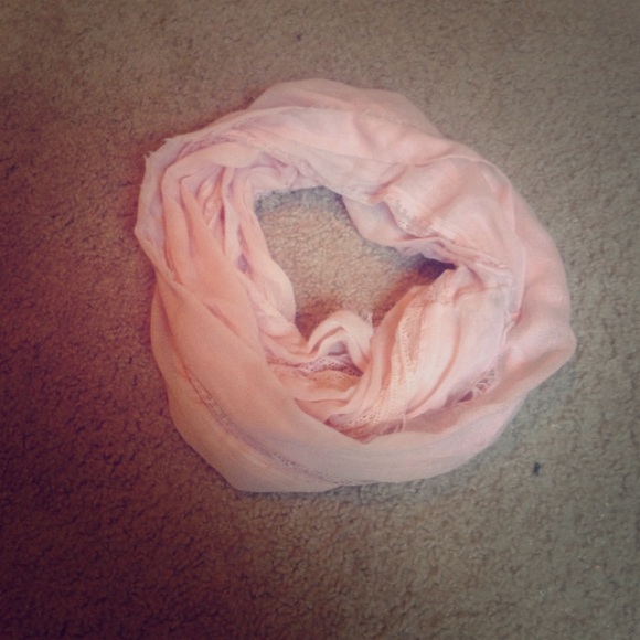 Coral colored Oversized Scarf