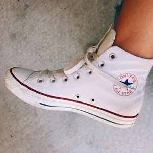 White high top converse