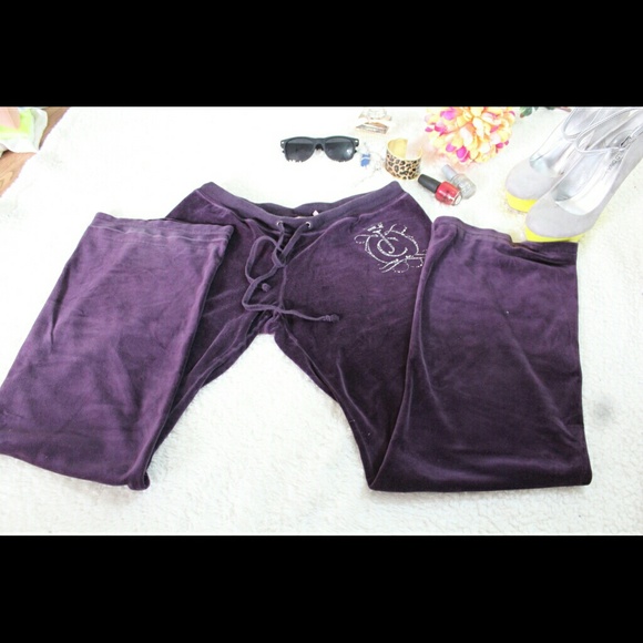 Juicy couture velour tracksuit pants - Picture 2 of 3