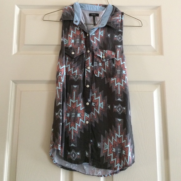 NWOT Nollie Aztec Tank