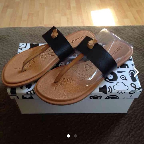 Brown and Black Sandals