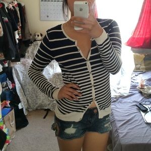 Forever21 Striped Cardigan