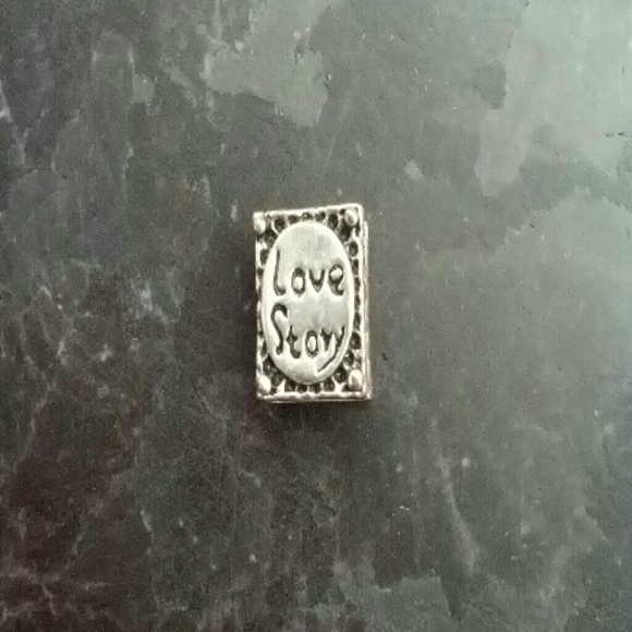 Love Story Book Charm