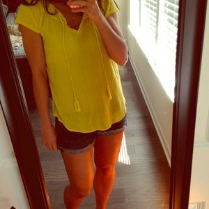 💛Lucky Brand Yellow Top💛
