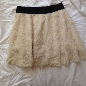 White flowery skirt