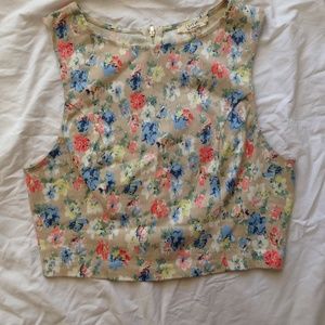 Floral croptop