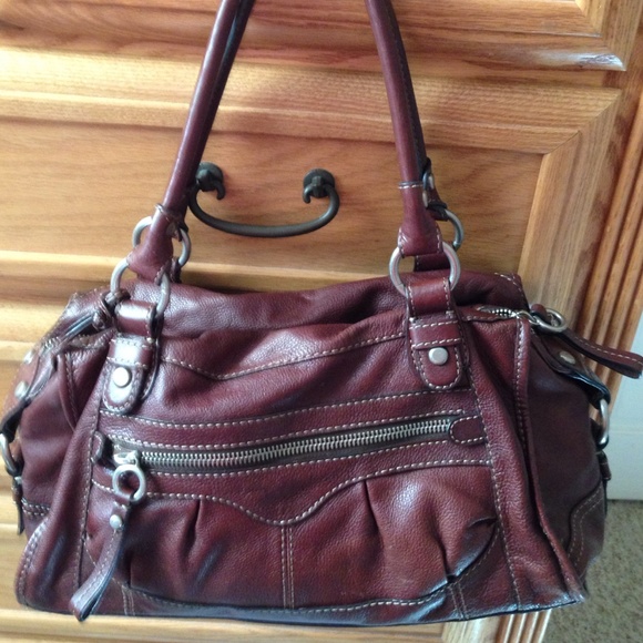 ❌Bundled❌Chestnut brown leather Fossil bag