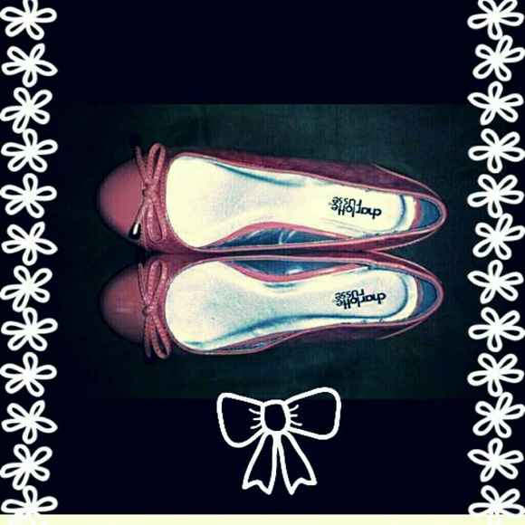 Baby pink flats
