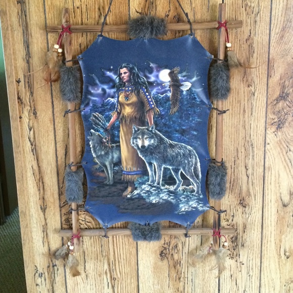 Indian Wolf Painting