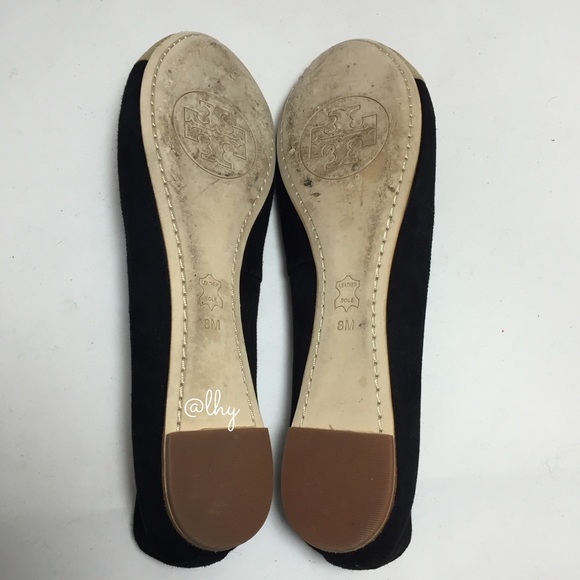TORY BURCH CHELSEA CAP TOE FLATS SZ8 - Picture 4 of 4