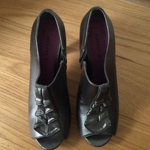 MADDEN GIRL peep toe booties